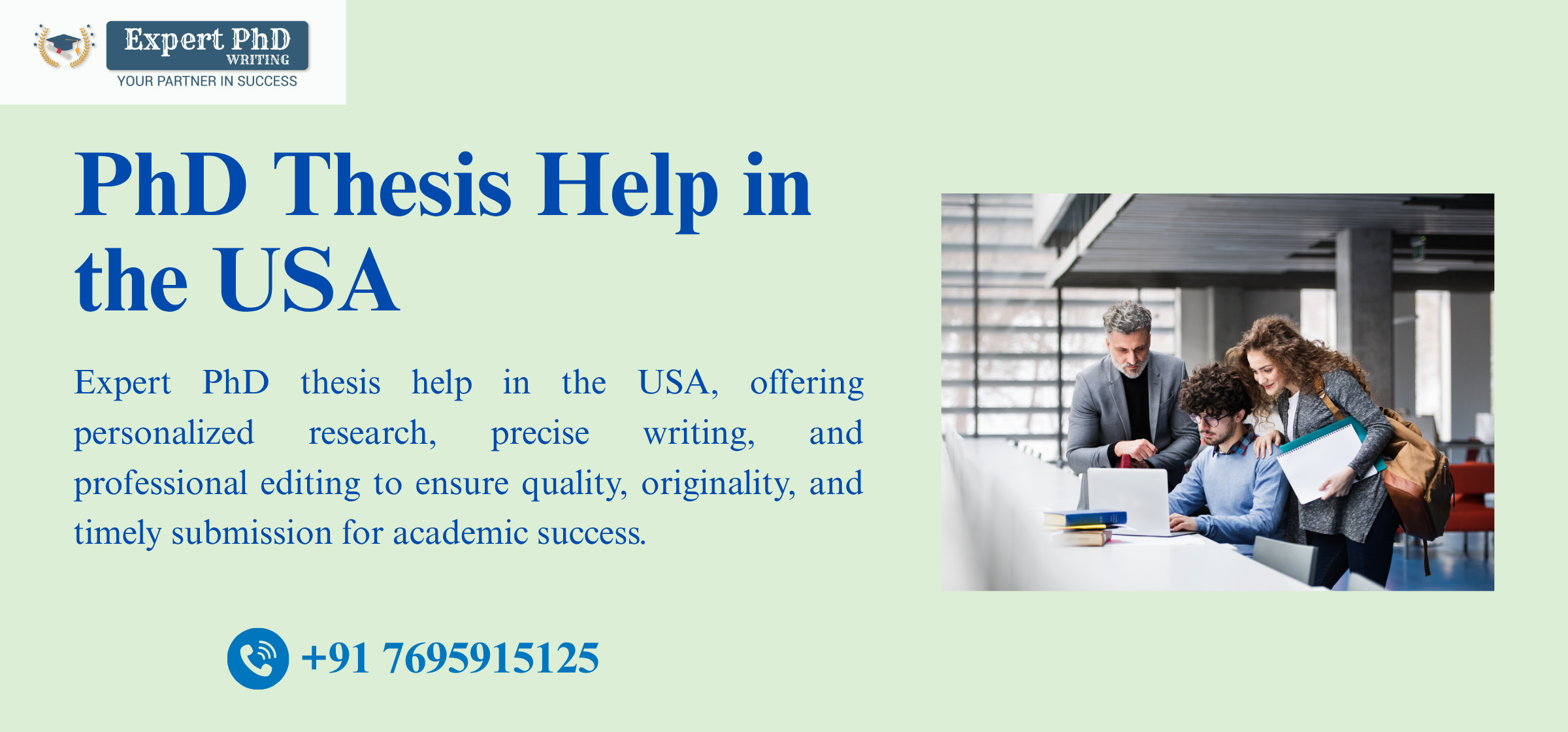 PhD Thesis Help in the USA